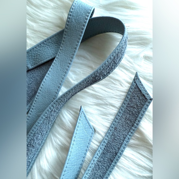 BRAVE Leather - Baby Blue Pebbled Leather MANANA - Picture 7 of 12